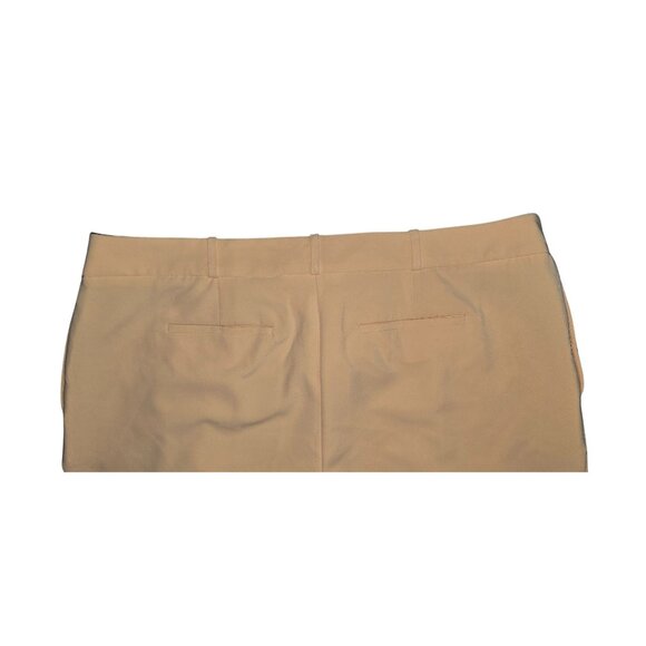 Liz Claiborne Womens Beige Dress Pants Flat Front Polyester Blend - Picture 8 of 9